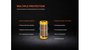 Fenix 16340 - 950mAh - Acumulator - ARB-L 16-950P Fenix 16340 - 950mAh - Acumulator - ARB-L 16-950P